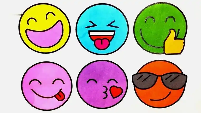 各种笑脸表情简笔画各种笑脸表情简笔画图片