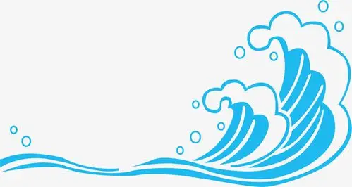 关键词 : 简约,蓝色,浪花,水花,水泡,免抠png,线条