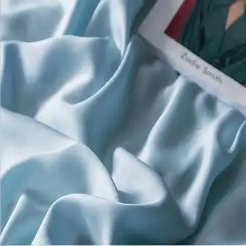 天丝棉贡缎素色布棉天丝交织面料交织布50天丝50精梳棉混纺布