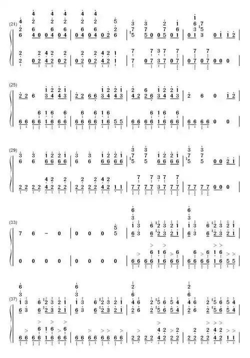 bad guy数字简谱-虫虫乐谱