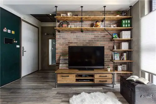 美式混搭工业风小户型设计