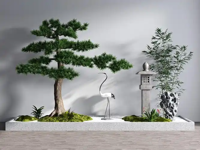 新中式松树景观