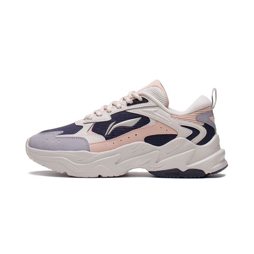 李宁跑步鞋女鞋2022新款启星减震回弹鞋子跑鞋秋冬运动鞋复古跑鞋arls