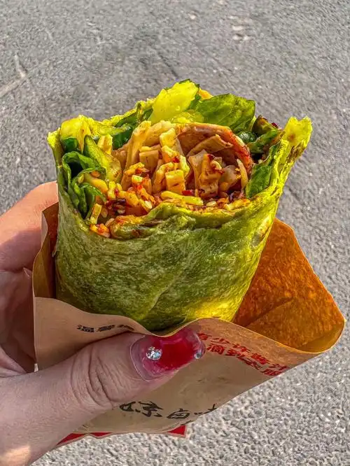 还有谁01没吃过绿皮老北京卤肉卷60马上冲冲