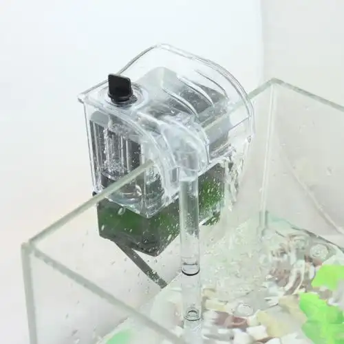 鱼缸过滤器静音瀑布过滤器观赏鱼热带鱼金鱼乌龟缸挂壁式过滤器