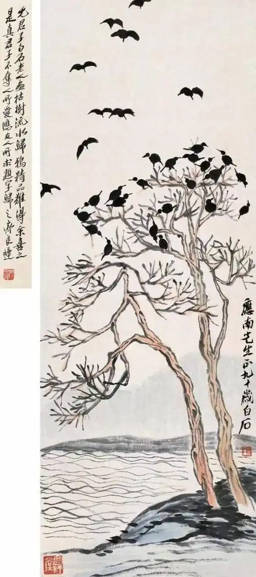 白石老人的山水画,每一笔似乎都含着家乡的泥土气息