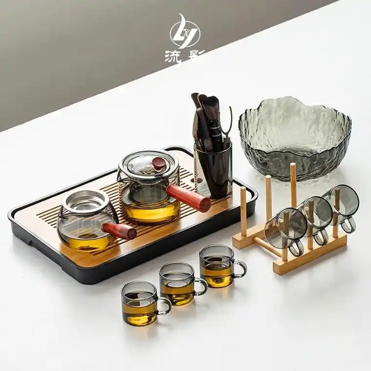 终于找到一款便宜又好用的玻璃茶具.坐在家里,泡一壶好茶,和家 - 抖音