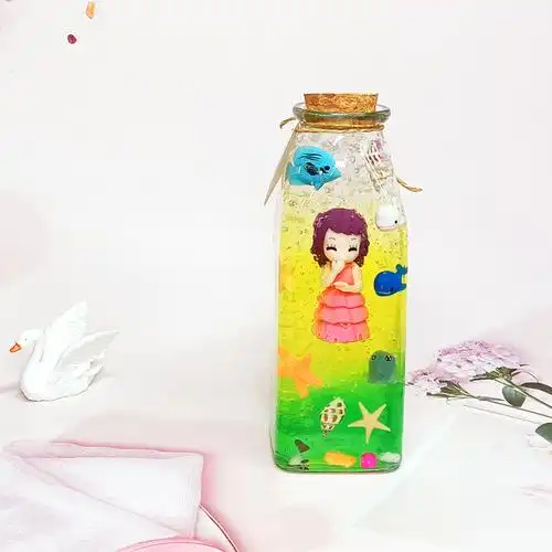 创意diy材料海洋宝宝水晶手工自制许愿瓶星星幸运星
