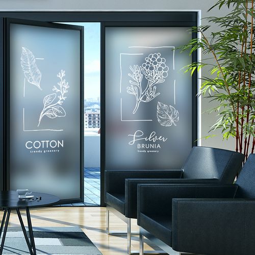 透光不透明窗户贴纸定制静电磨砂移门玻璃贴膜玻璃膜