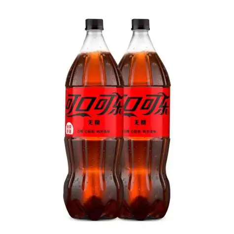 可口可乐cocacola零度zero汽水碳酸饮料2l6瓶整箱年货装