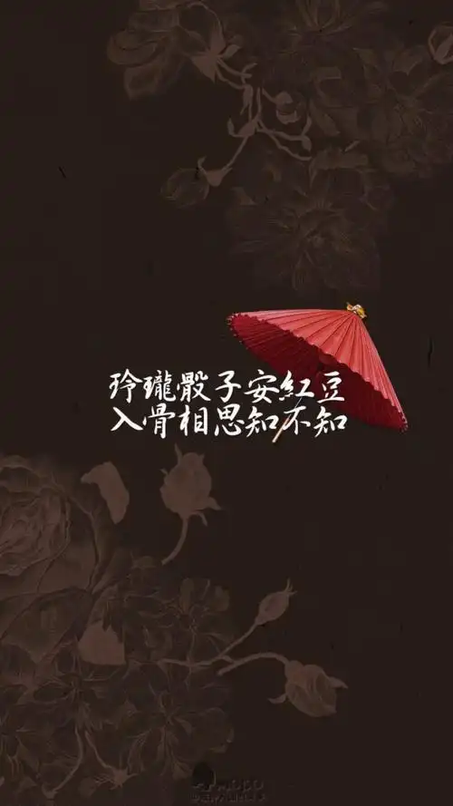 玲珑骰子安红豆 入骨相思知不知