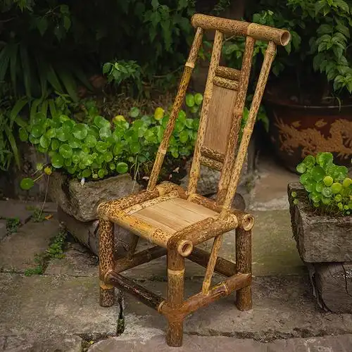 四川川竹椅子凳子背椅手工老式竹编家用儿童其它椅子
