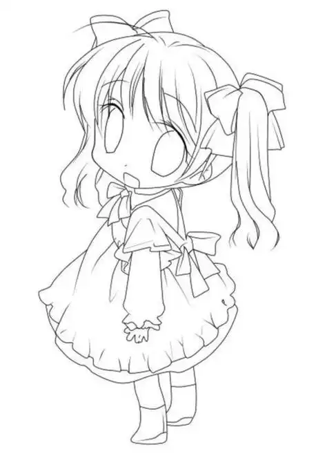 可爱卡通漫画人物简笔画