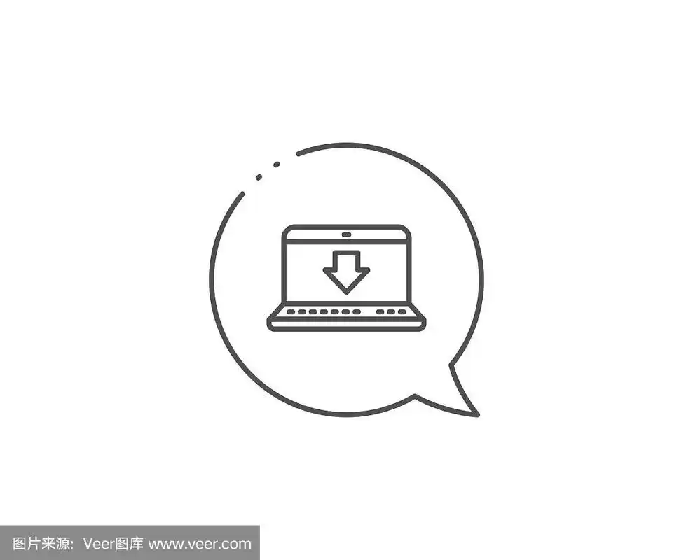 互联网,矢量,标志,线图标,轮廓