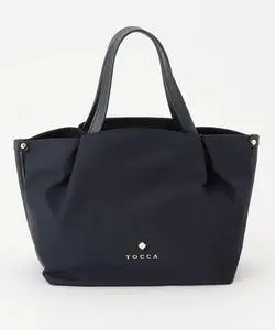 日本女装tocca 优雅简约通勤风格尼龙质地手提单肩包