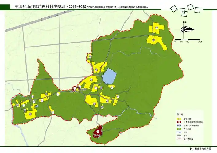 山门镇坑东村,水门头村村庄规划草案公示(2018.9.12-10.31)