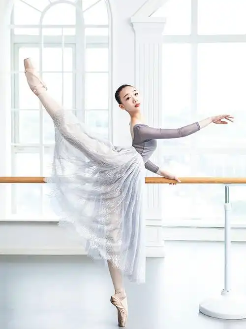 网纱中袖形体体操芭蕾舞成人舞蹈练功连体基训芭蕾舞服