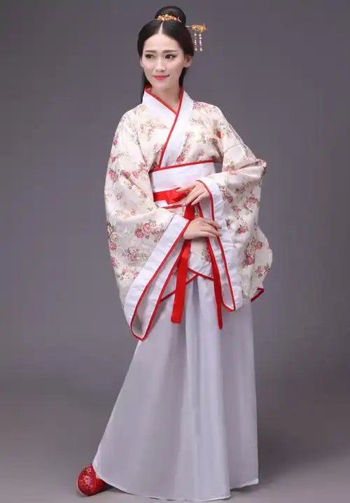 贵妃服装连衣裙复古风中国风套装过年唐朝文艺唐装襦裙古装汉服女