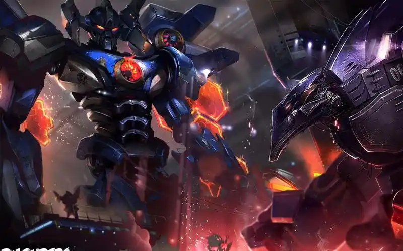 暗裔剑魔全皮肤展示包括霸天剑魔全炫彩