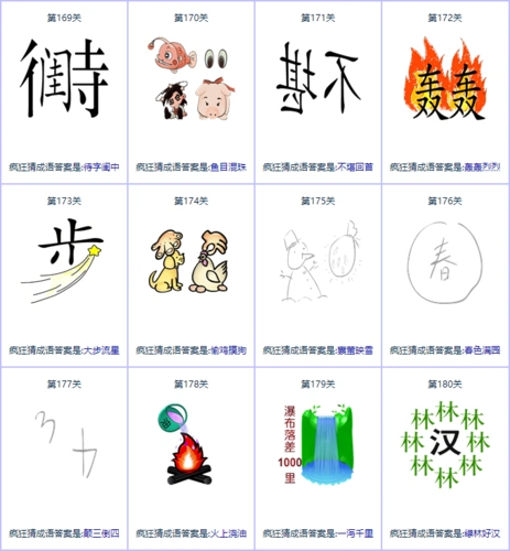 疯狂猜成语前图画答案大全疯狂猜成语全部图片答案攻略