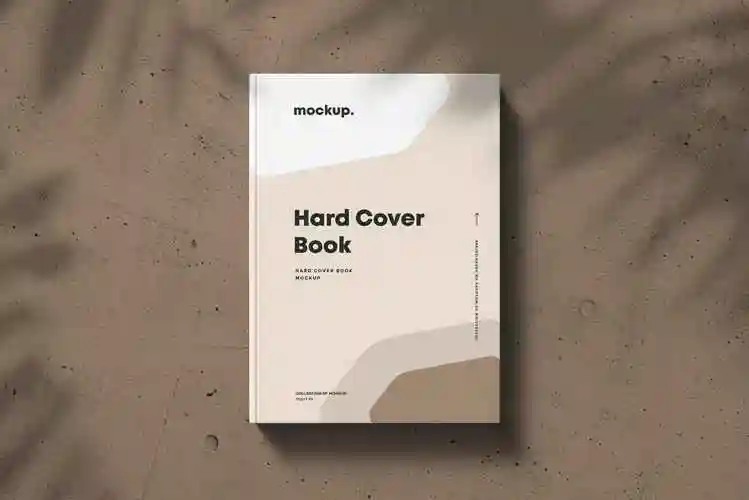 8款精装书封面设计展示贴图样机模板素材hardcoverbookmockup