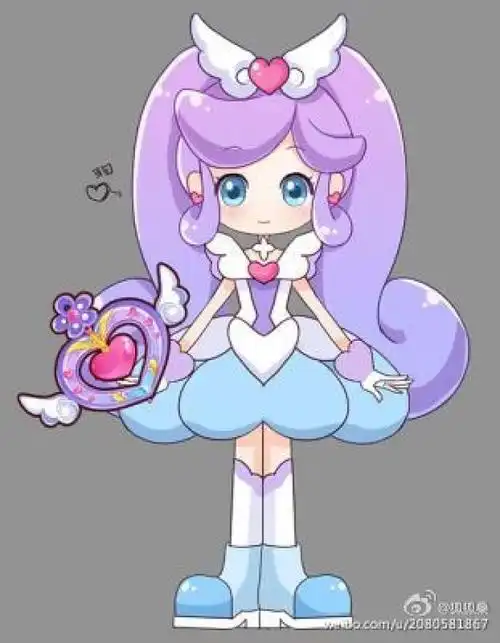 千韩变身的美丽简笔画