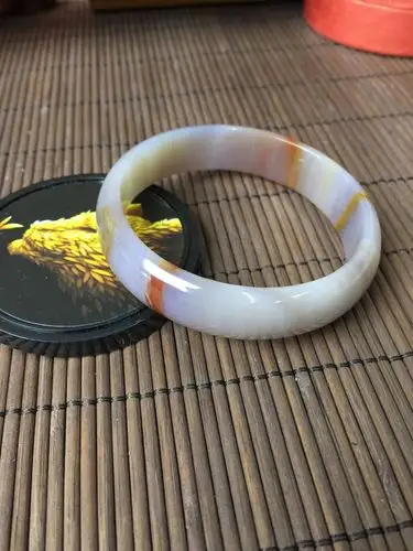 美镯天成 辽宁精品树化玉手镯