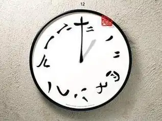 让很多人都印象深刻,海报上的刻度不是以往的罗马数字或阿拉伯数字