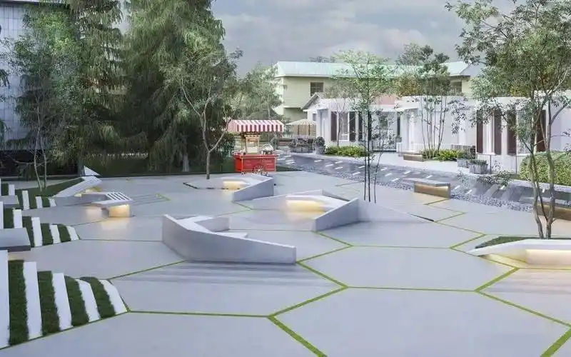 景观座椅城市中风骚的风景线