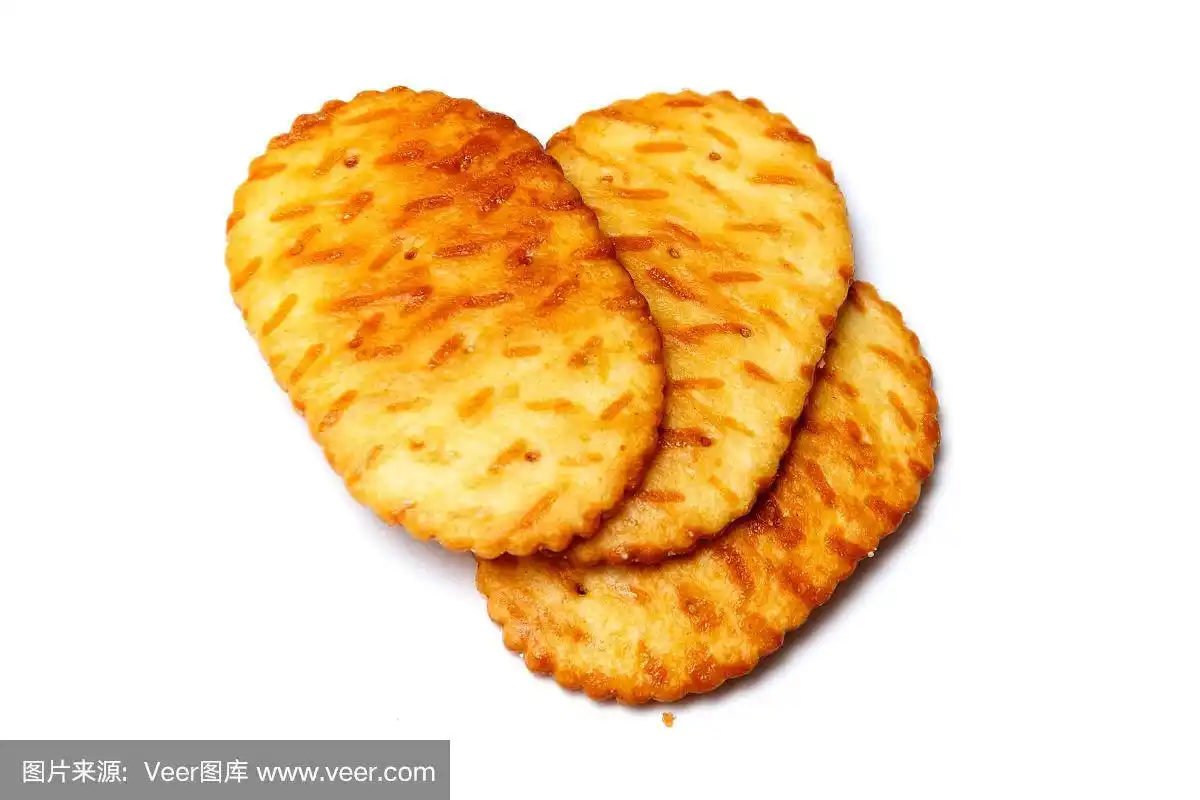 三个椭圆形的饼干