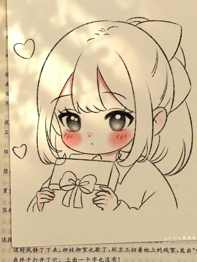 近期超可爱的q版简笔画集合7来啦!  95哇塞!