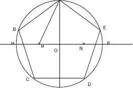用尺规作图 画正五边形