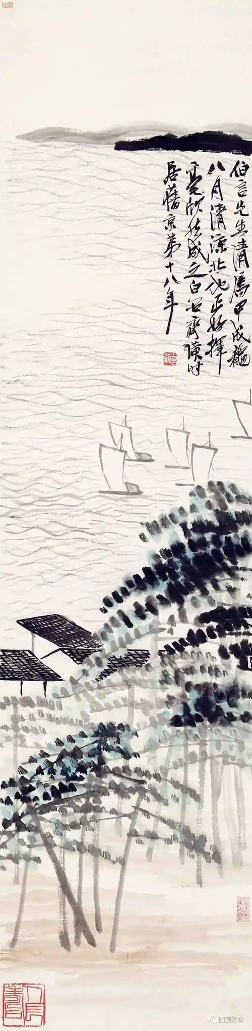 齐白石写意山水20幅