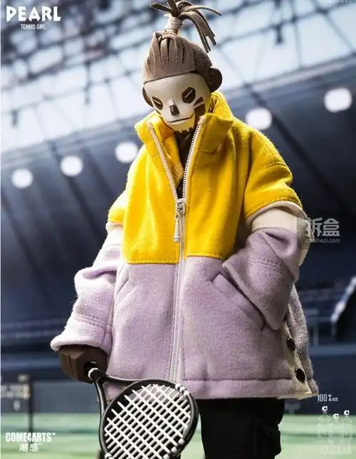 come4arts100潮流12寸16黑珍珠网球女孩blackpearl