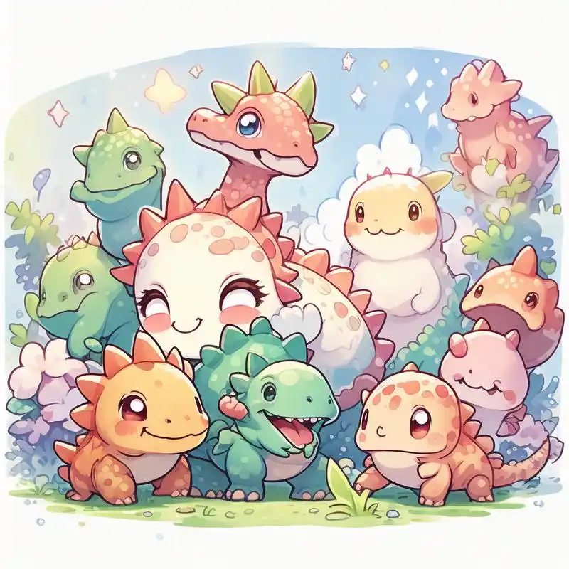 哇咔咔～今天给大家带来一组小恐龙头像,真的超级可爱啊!