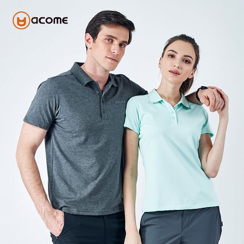 图途户外acome阿珂姆情侣polo衫男女短袖休闲翻领t恤