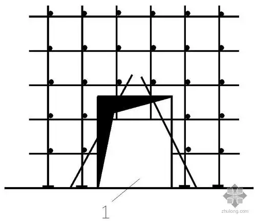 安装用脚手架搭设
