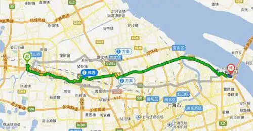 昆山市到上海外六码头不走高速怎么走