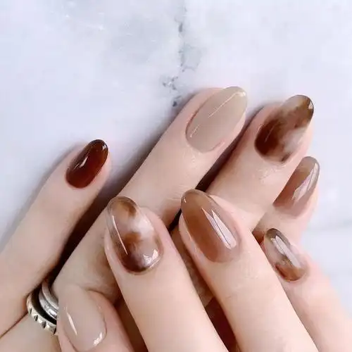 巨显白美甲黄皮照着做就对了