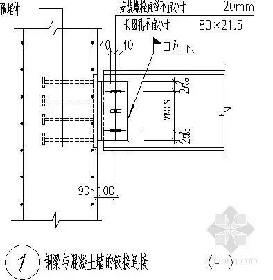 [分享]钢梁混凝土梁铰接资料下载