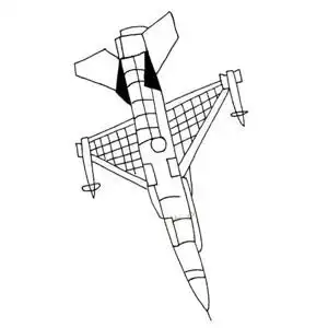 直升飞机简笔画图片