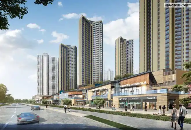 建工象山国际一期外立面及夜景涉及变更最新效果图