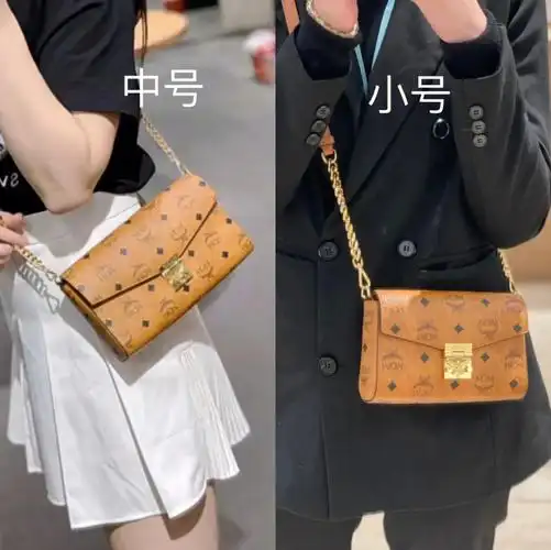 mcm链条包小号跟中号新款