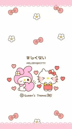 小清新 手机壁纸 hellokitty 美乐蒂