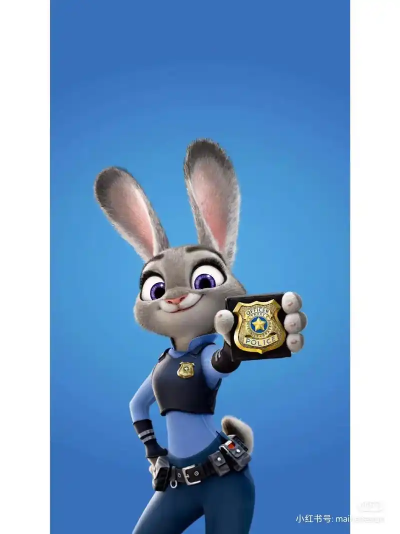 我是朱迪兔子警官 那是我的朋友尼克狐尼克.#儿童动画 #卡通 - 抖音