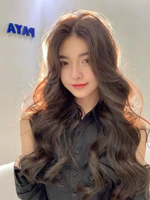 女生直发发尾微卷发型_小红书