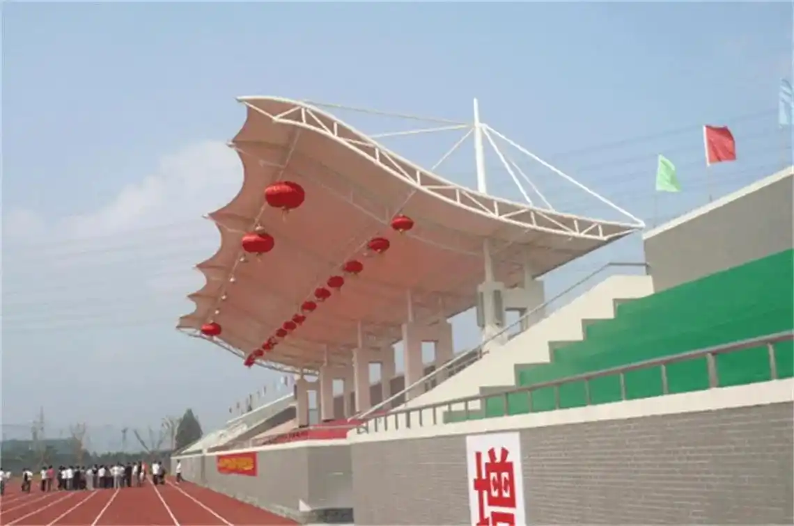 景德镇市膜结构防雨棚 岳蓬膜结构车 - 抖音