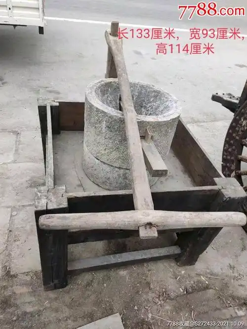 下乡收石磨碾米机一台,正常使用,品相如图