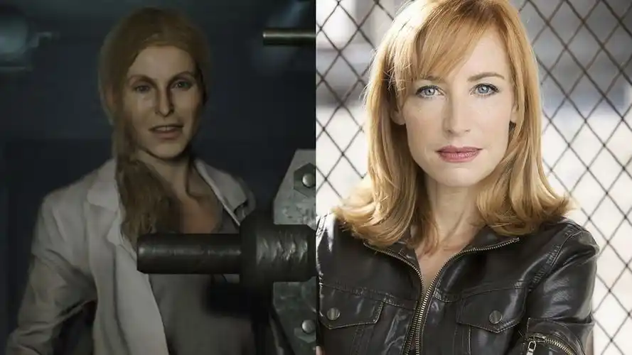 这位演员是游戏中雪莉母亲安奈特·柏肯的配音和动作捕捉演员.