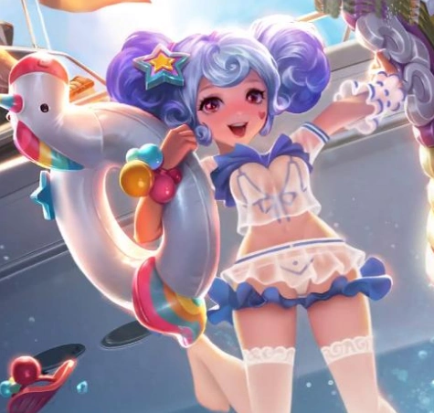 王者荣耀女角色小乔老版本无衣图